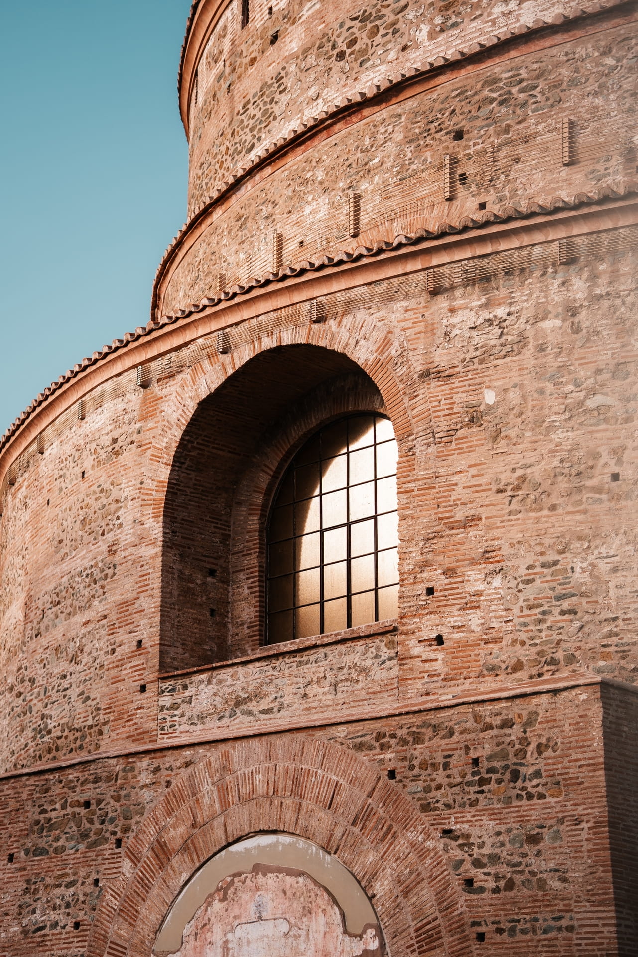 Thessaloniki cityscape with Byzantine landmarks